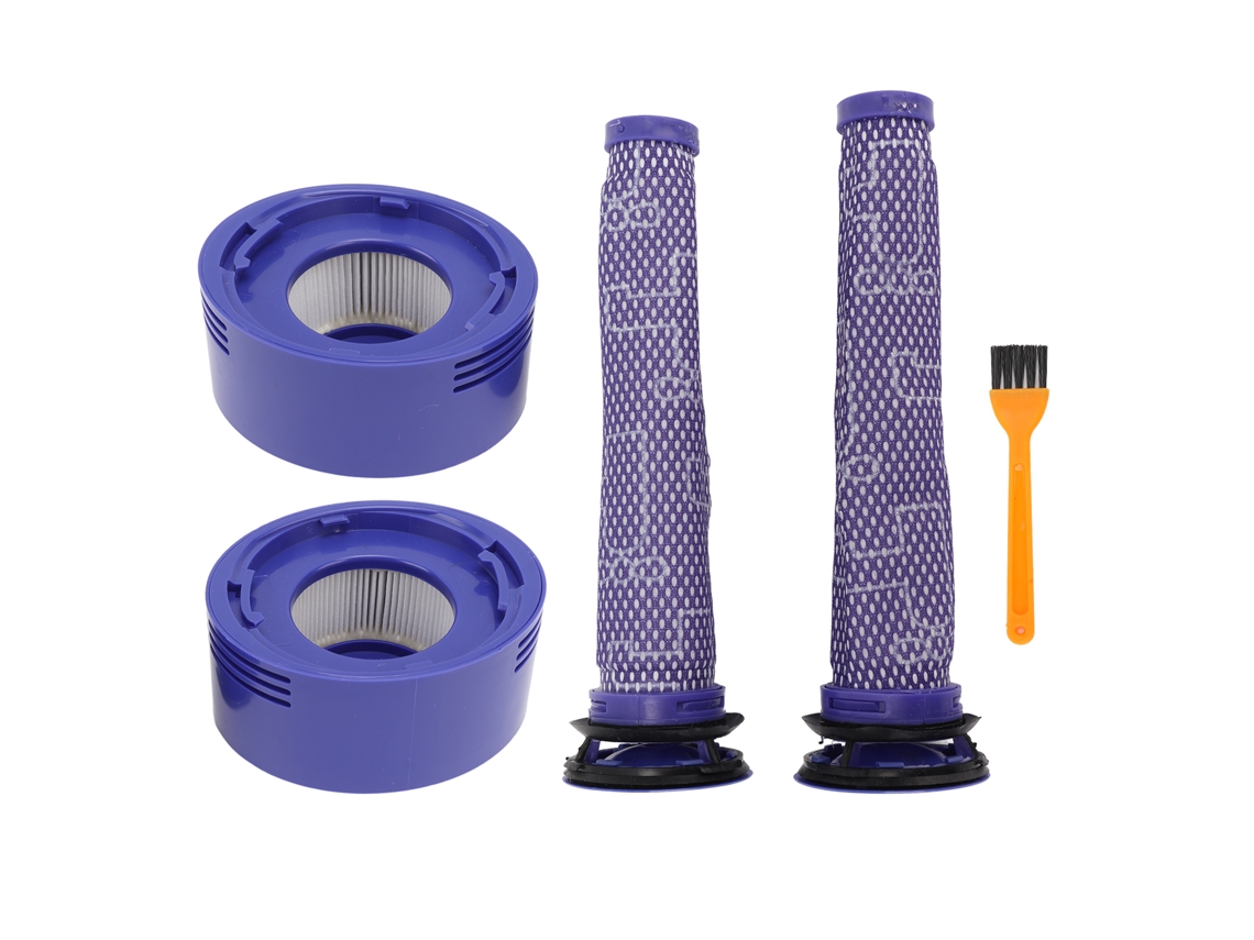 Juego De Filtros Pre Y Post Para Aspiradora V7 V8 Con Cepillo De Limpieza Hepa