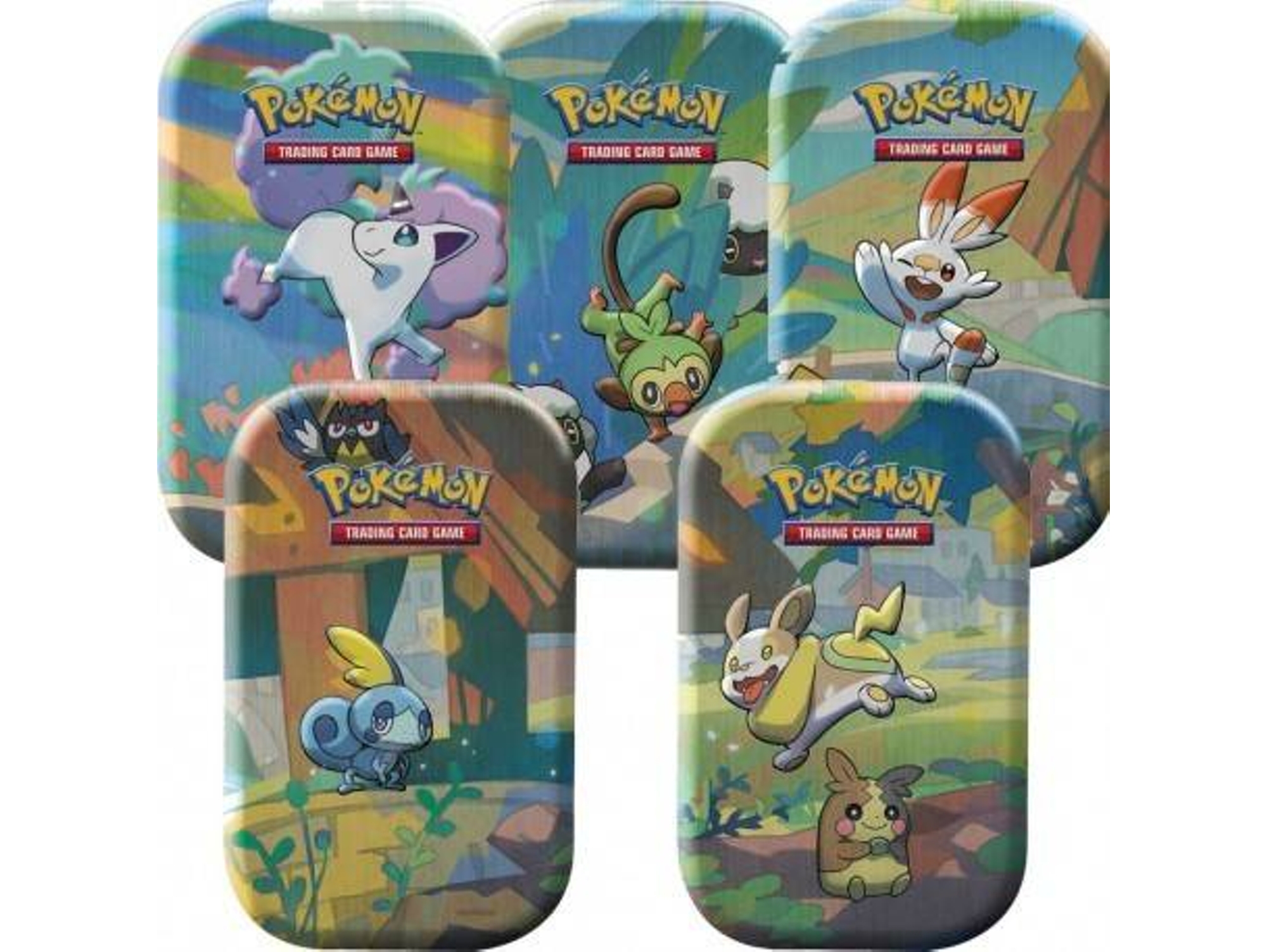SORTIDO - Juego de Cartas POKEMON PKM Galar Pals Mini Tin (Inglés - Edad Mínima: 6)