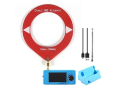 Radio de bolsillo GOKOCO Si4732 de 10 kHz a 180 MHz con soporte para amplificador.