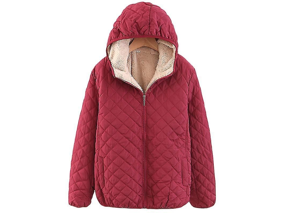 2026-chaquetas Con Forro De Lana Para Mujer Con Capucha Abrigos Exteriores