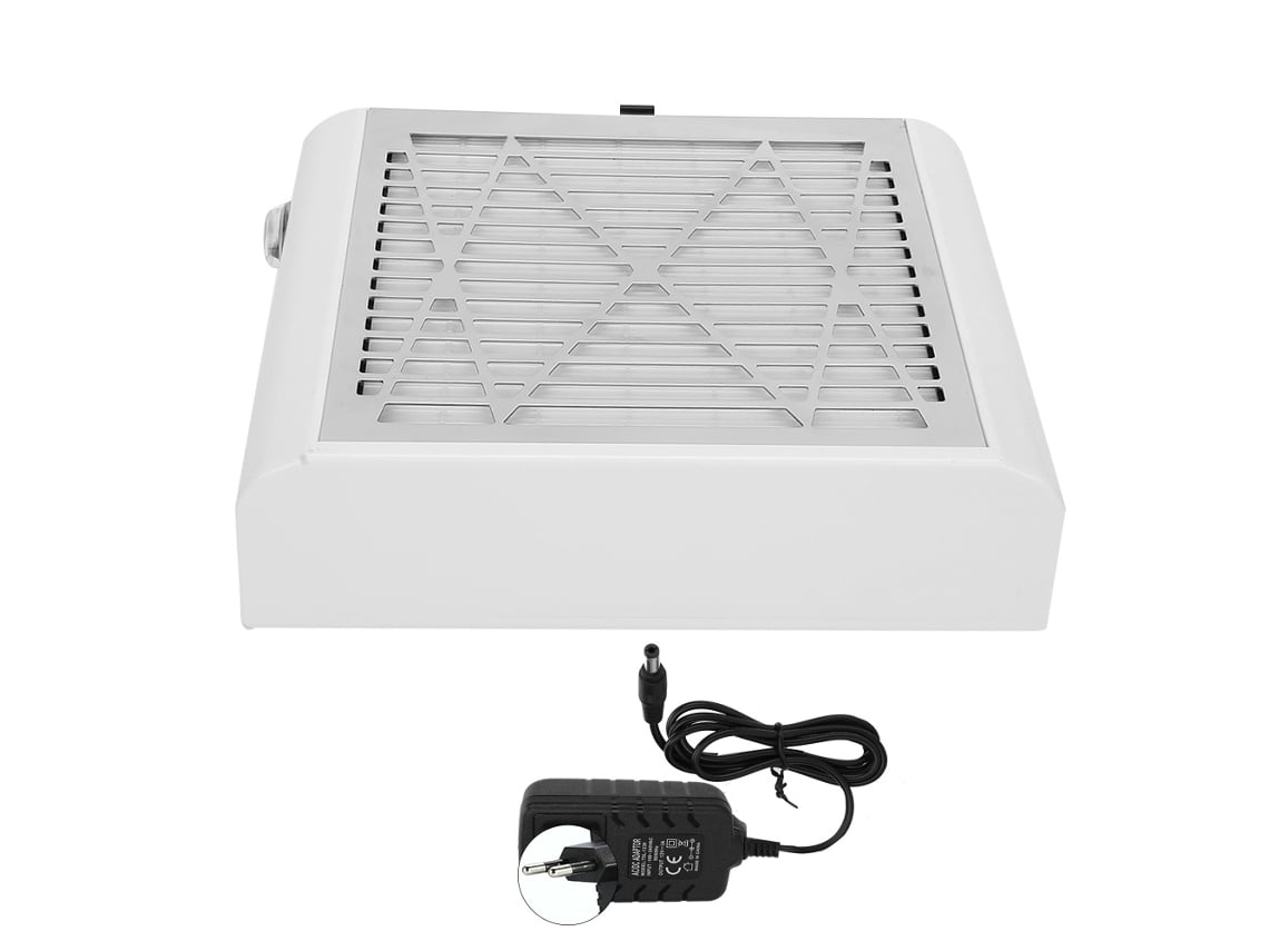 Aspiradora de uñas Rebe de 40 W, potente succión, filtro extraíble, ideal para manicuras y herramientas de decoración de uñas.