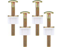 4 Tornillos Para Asiento De Inodoro 6.98 Cm Con Tuercas Y Arandelas Repuesto De Bisagras Universal Para Inodoros Estándar