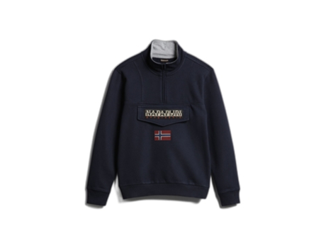Sudadera NAPAPIJRI Media Cremallera Burgee Azul (M)