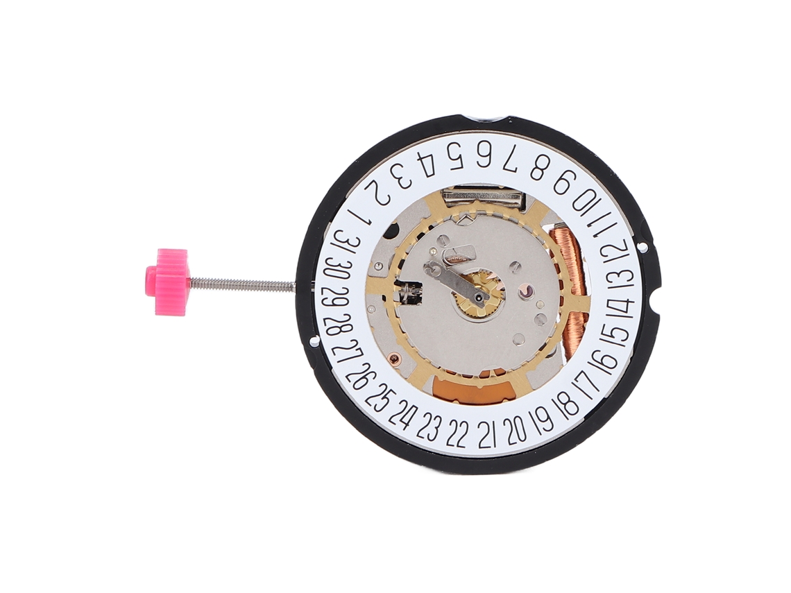 Movimiento de reloj de cuarzo 715, calendario ajustable, reparación