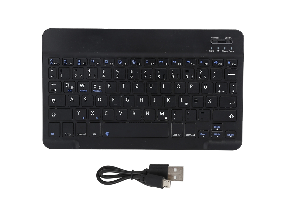 Baoj-2026novoteclado Ultrafino Bluetooth Sem Fio Alemão