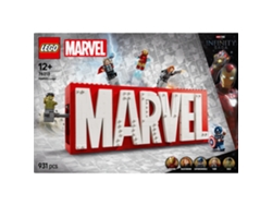 Disney Marvel 76313 logotipo Marvel y minifiguras