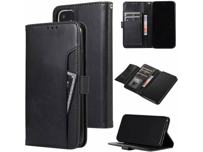 Funda iPhone 7 Plus, 8 Plus Flip Negro