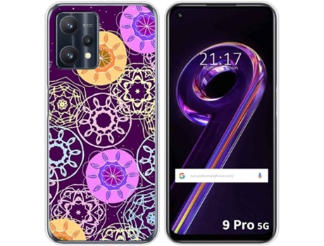 Carcasa para Realme 9 Pro 5G TUMUNDOSMARTPHONE Dibujos Radial Multicolor