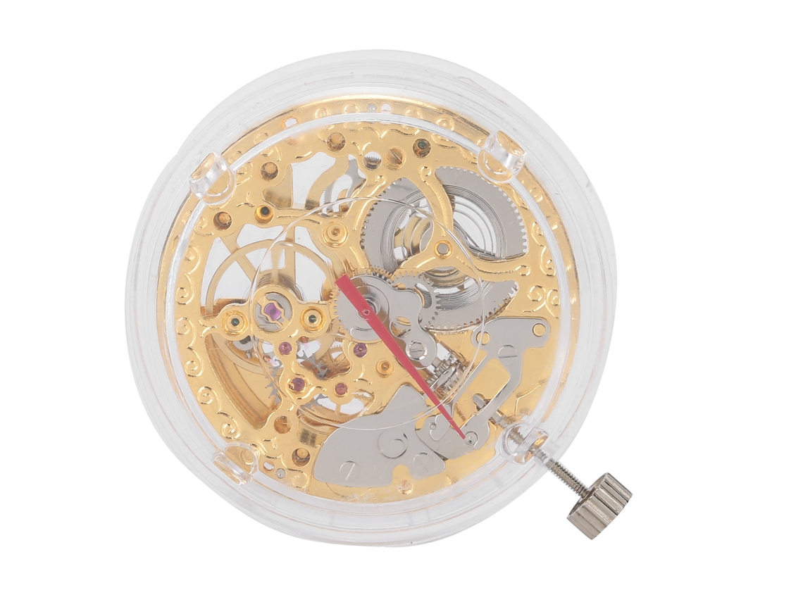 Movimiento Mecánico De Oro Hueco 2807, Pieza De Repuesto Para Reloj Y Accesorio.