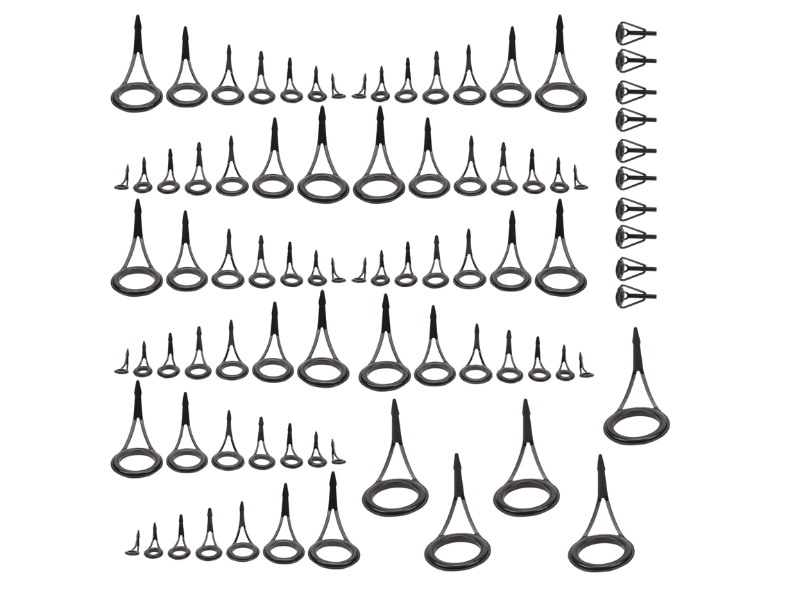 Danu26-kit De Reparación Anillos Ojos Caña De Pescar Pie Simple Guías Línea Anillo Cima Punta