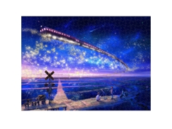 Puzzle De 1000 Piezas 70×50cm Con Tren Interestelar, Clásico Regalo Artesanal Para Entretenimiento Familiar.