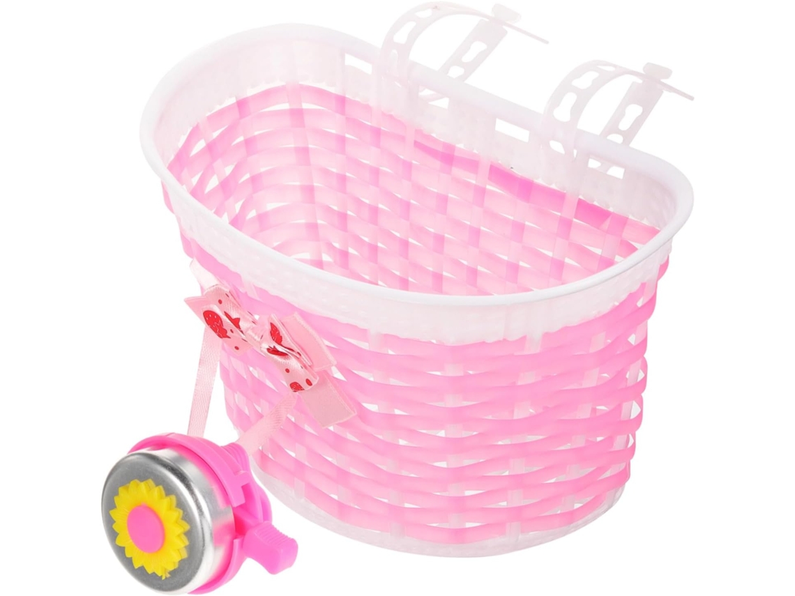 Cesta infantil rosa con campana de Slowmoose