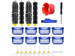 21Pcs Peças de Reposição para Irobot Roomba Série 600 694 675 692 690 Aspirador de Pó Robô GERTIZ