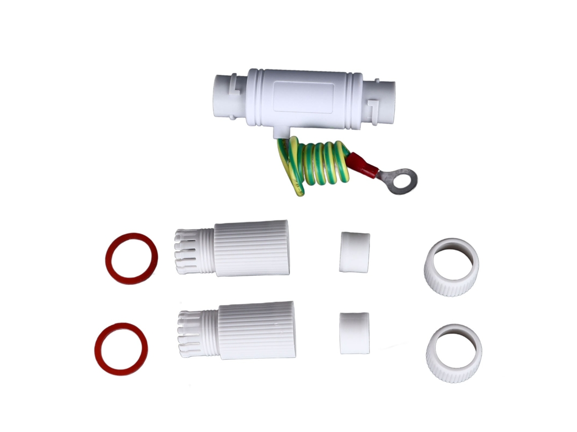 Protector De Sobrecarga Poe Gigabit Rj45 Impermeable Dispositivo Protector De Red 12‑57v