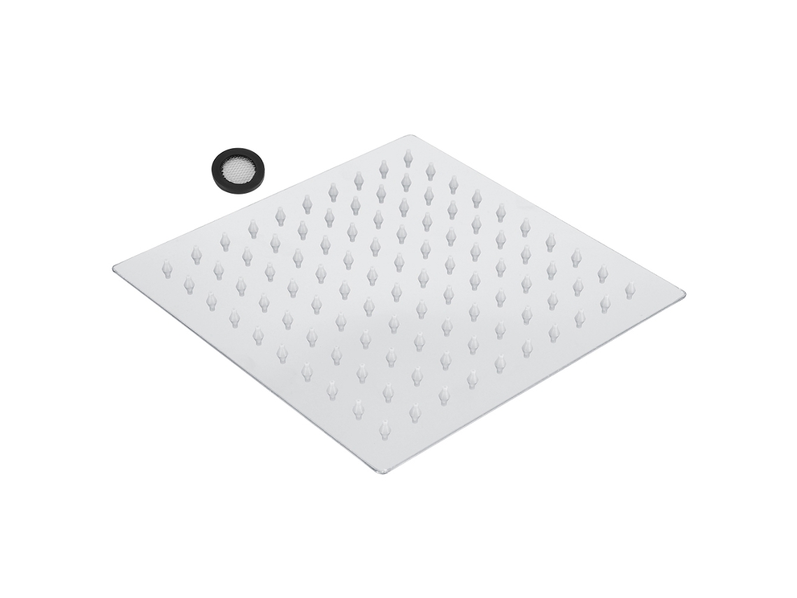 Cabezal de ducha de lluvia de acero inoxidable con rosca G1/2 de 8 pulgadas