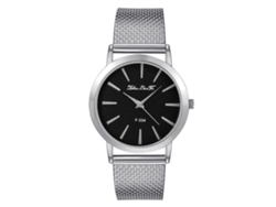 Reloj De Cuarzo De Correa De Pvc Zhoulianfa Para Parejas, Unisex, Dial Redondo (plateado)