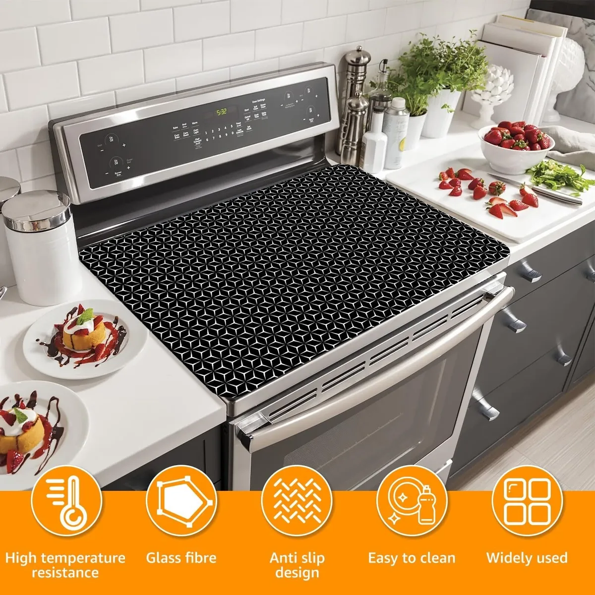 Tapete de cocina de silicona, 30,8 x 20,5 pulgadas vayotoy