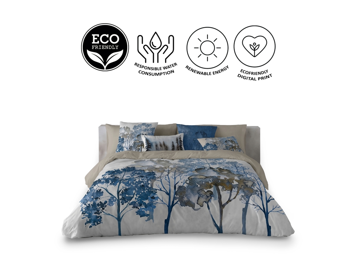 FUNDA NORDICA CAMA 180 ALGODÓN EXTRA SUAVE FABRICADO EN ESPAÑA CANVAS ICEHOME