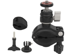 Soporte Para Cámara De Motocicleta Con Abrazadera, Rotación De 360 Grados Y Sistema Antivibración.
