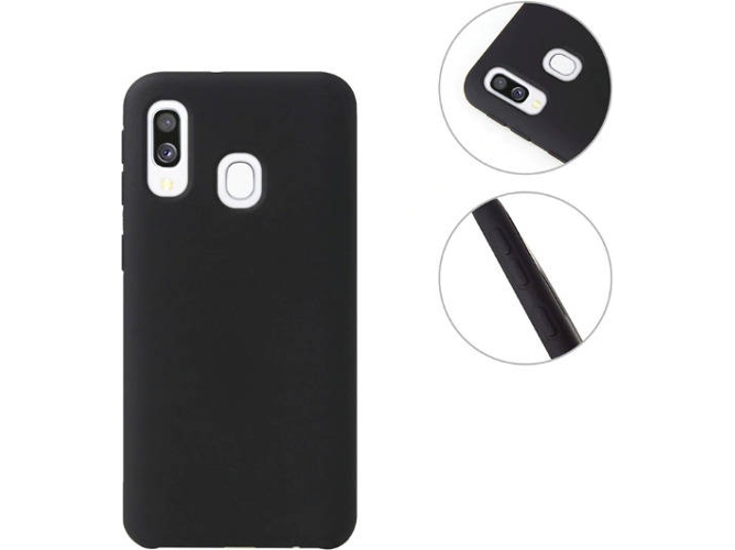 Carcasa Samsung Galaxy A40 Silicona Negro