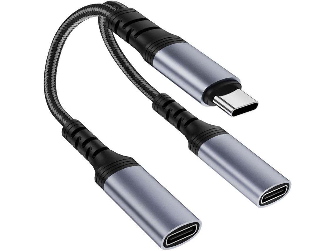 Adaptador Usb-c A Auriculares Y Cable De Carga De 60 W