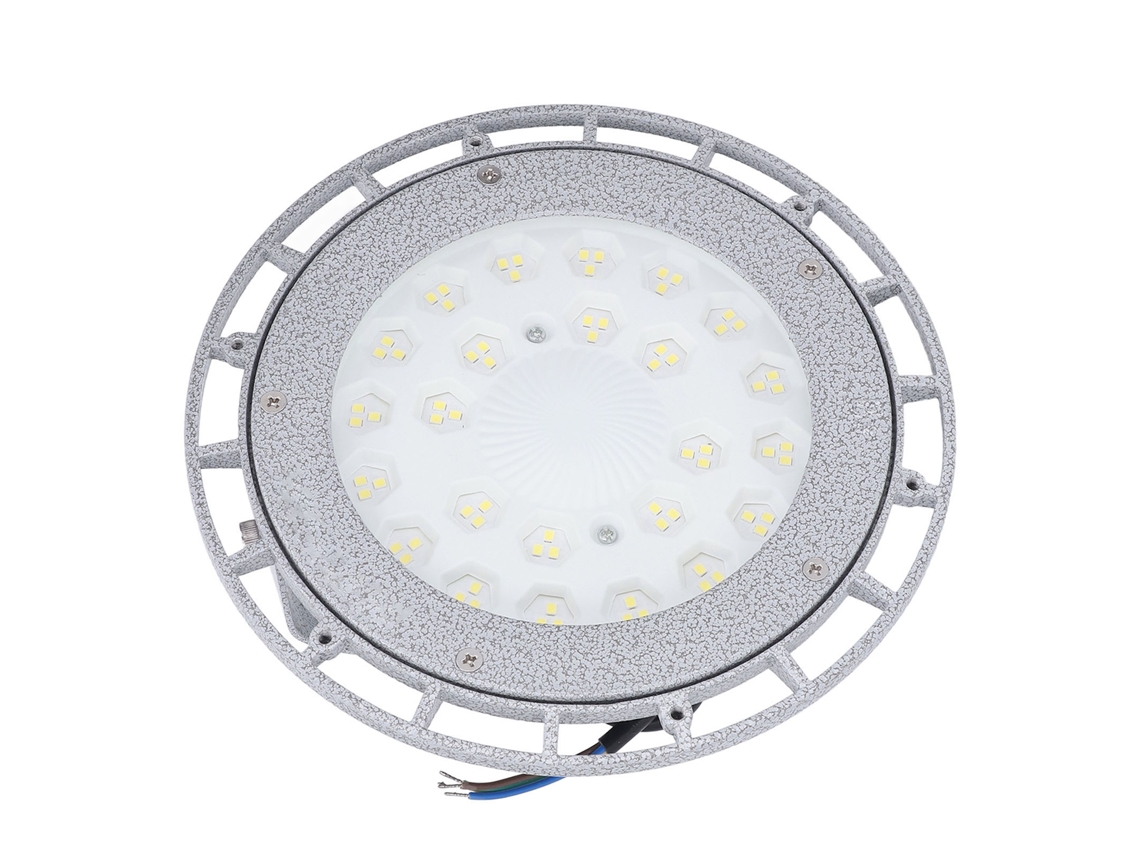 Lámpara Led Antiexplosiva De 50 W, 5000 K, 5500 Lm, Ip66, Para Fábricas, Almacenes, Túneles, Talleres Y Aplicaciones En Aluminio.
