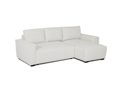 Sofá Cama 3 Plazas BUDWING Jade Beige + Chaise Longue + Almacenamiento Integrado (239 x 157 x 91 cm - Reversible Lado Derecho/Izquierdo)