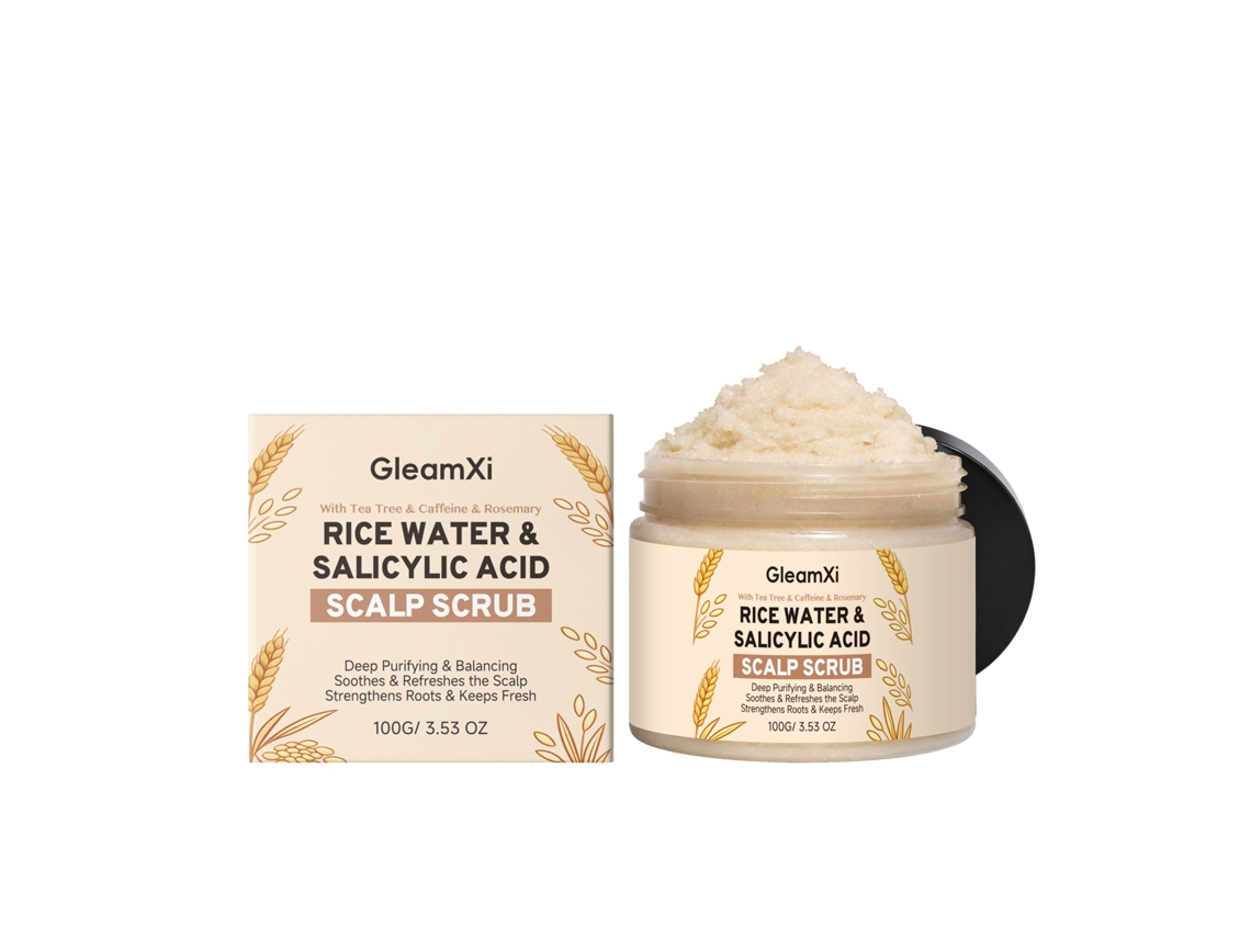 Gel exfoliante para cabello y cuero cabelludo