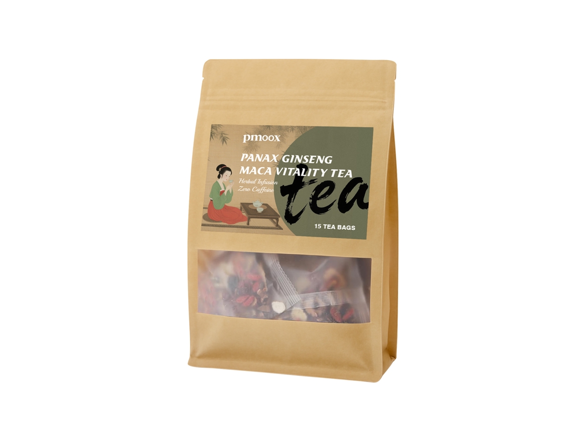 Té energético de hierbas naturales para complementar la energía.