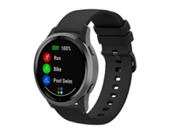 Correa de Silicona 18mm ajustable para Huawei TalkBand B5 - negro