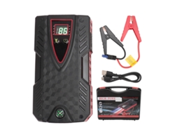 Arrancador Portátil Para Baterías De Coche De 15000 Mah Y 1000 A Con 4 Puertos Usb De Carga Rápida Y Luz Led Para Motores De 12 V.