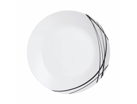 Plato Llano Arcopal Domitille Bicolor Vidrio (25 Cm)