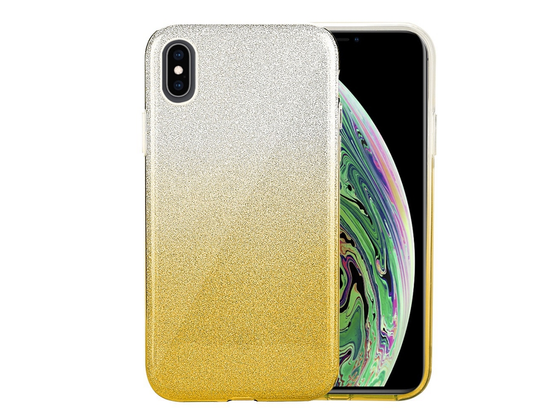 Caja Protectora (antichoque Degradado) Serie Degradado Precioso Caja Protectora Para Iphone Xs Max (oro)