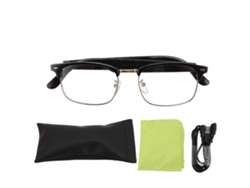 Gafas Inteligentes Con Bluetooth 5.3, Control Táctil, Música, Carga Magnética, Acero Para Exteriores, Acabado Dorado.