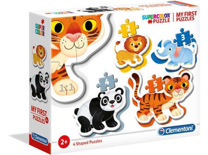 Puzzle CLEMENTONI Animais Selvagens (6 Piezas)