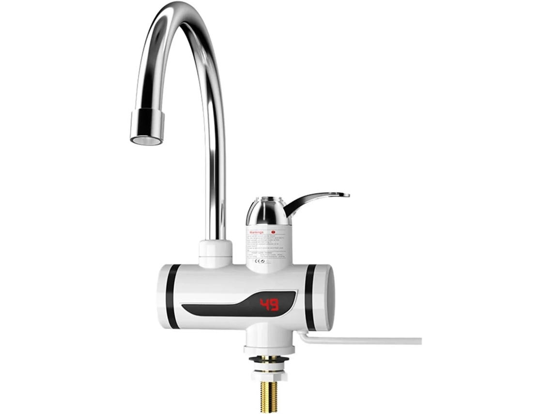 Grifo Con Calentador De Agua Eléctrico, Rotación De 360 Grados, Mezclador Frío Y Caliente, Grifo Digital, Suministros Para Baño Y Cocina CHRUI