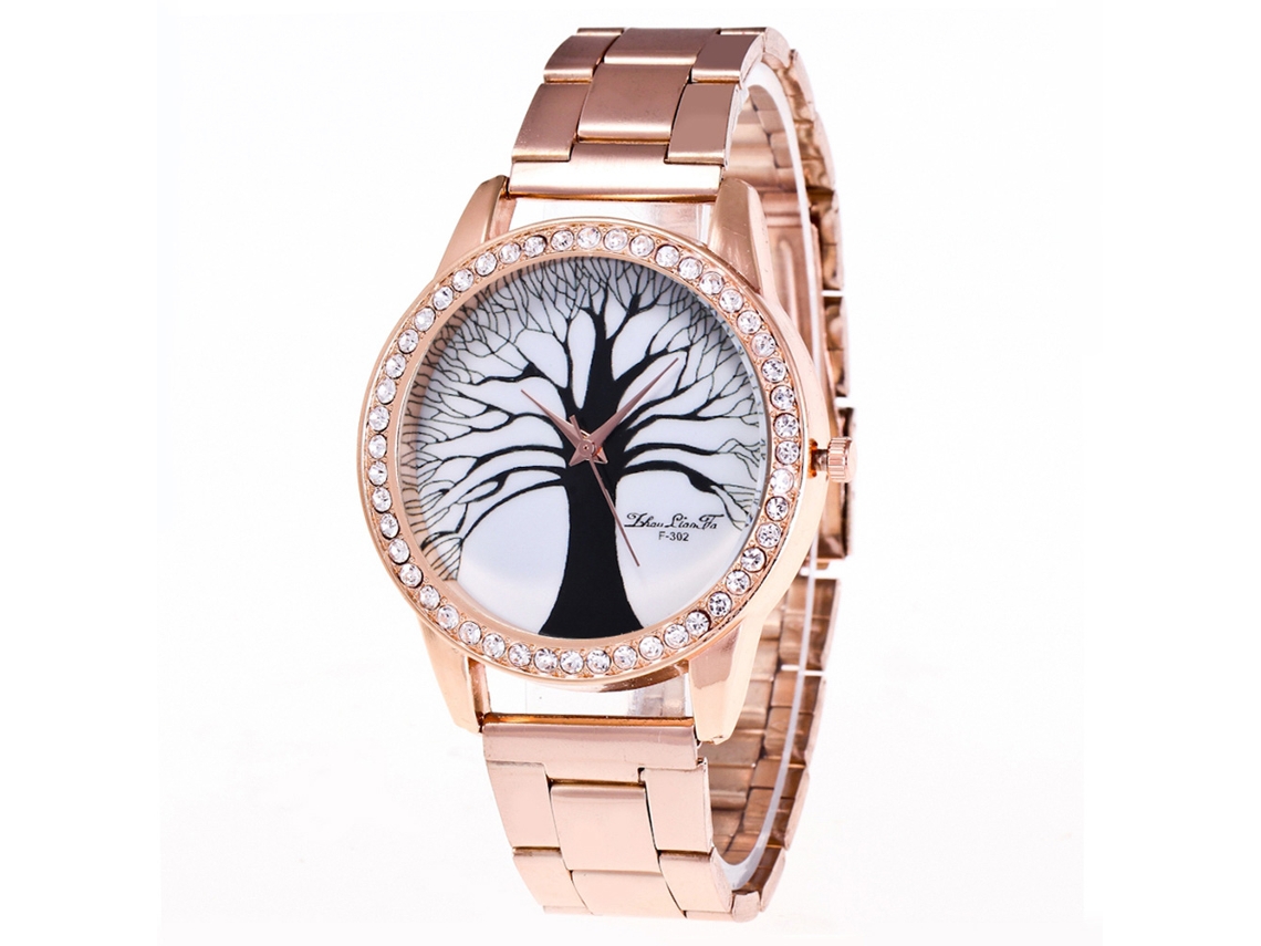 Reloj De Pulsera Casual Unisex Zhoulianfa Blanco De Piel Sintética Con Cuarzo Y Diamantes De Imitación.