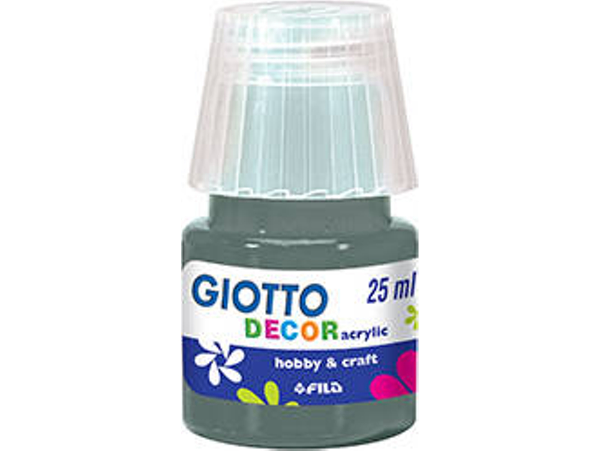 Pintura para Carteles Líquido GIOTTO Decor Acrílico Gris Oscuro (25ml)