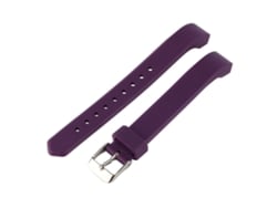 Pulsera Inteligente (hebilla De Color Sólido, Segmentada) Para Fitbit Alt, Morado Oscuro Suave