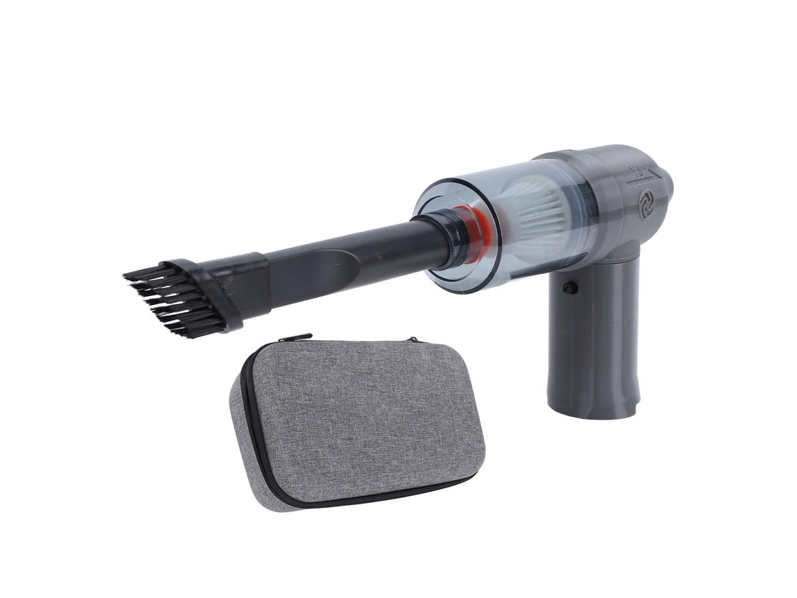 Ventilador portátil ajustable con chorro de 180000 rpm, gris.