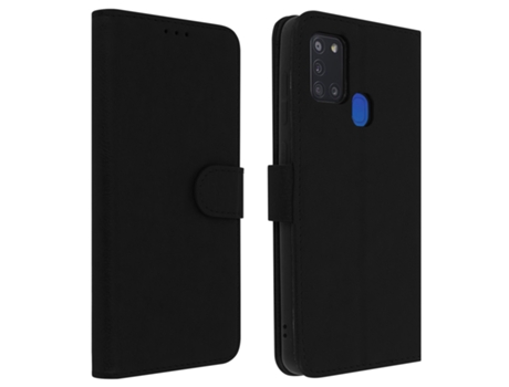 Funda con Soporte Samsung Galaxy A21s AVIZAR FOLIO-CHESTER-BK-A217F Negro