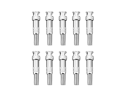 10 conectores BNC macho con resorte para cable coaxial RG59 de cámaras CCTV