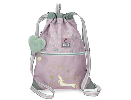 Mochila Escolar ENSO (35 x 46 x 0,5 - Poliéster - Morado)