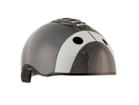 Casco de Bicicleta para Niños CRAZY SAFETY Pelota Futbol Negra EN1078