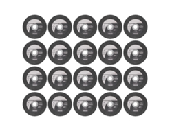 20 Piezas De Rueda De Corte Rápido Y Limpio Para Procesamiento De Metal, Diámetro Externo 100mm, Diámetro Interno 16mm