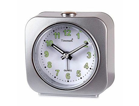 Reloj Despertador Timemark Plateado