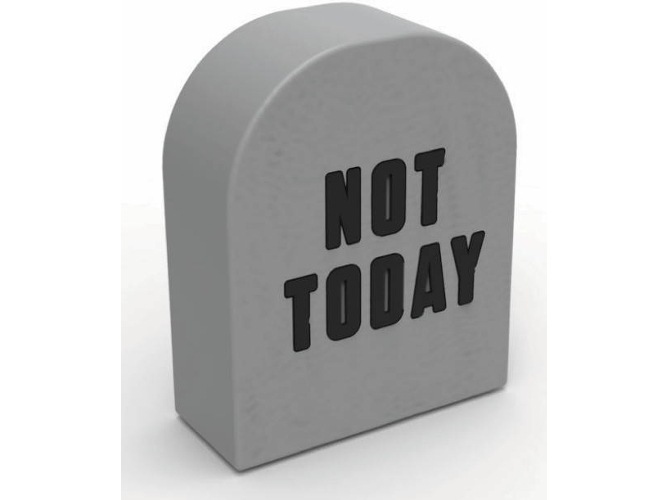 Powerbank MOJIPOWER Not Today (2600 mAh - 1 USB - 1 Micro-USB - Gris)