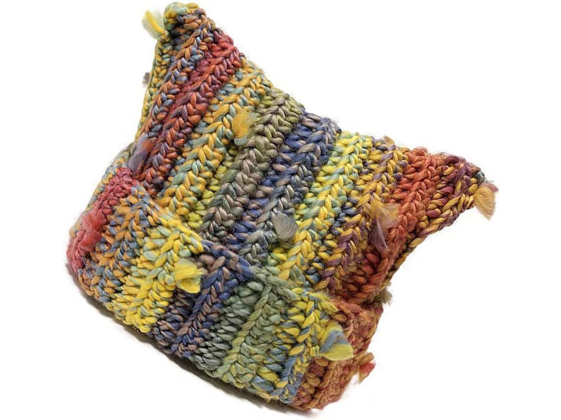 Gorro Con Estampado Animal, Estilo Gótico, Elástico, Cómodo, Encantador Para Clima Frío, Gorro En