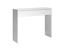 Consola ALEXANDRA HOUSE LIVING Blanco Madera MDP 100 x 75 x 30 cm 1 cajón