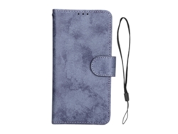 Capa Celular 2 Em 1 Dobrável Carteira Magnética Removível Resistente A Impactos Com Suporte Dark Blue